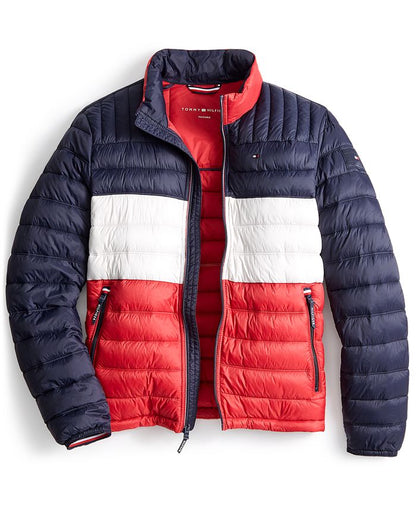 Tommy Hilfiger lightweight packable quilted puffer jacket 150an796