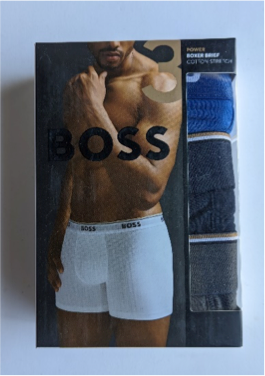 Hugo Boss Boxer BR 3P Open Blue 50475282 - 487