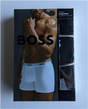 Hugo Boss Boxer BR 3P Black 50475282 - 001