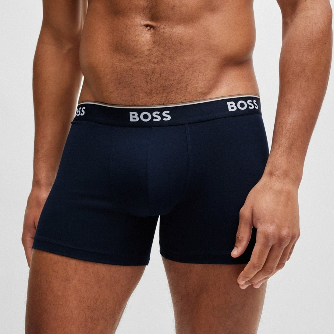 Hugo Boss Boxer BR 3P Open Blue 50475282 - 487