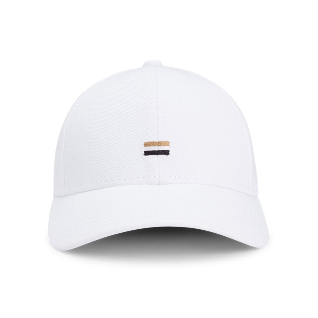 Hugo Boss Cotton-twill cap White with Zed-FLAG